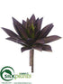 Silk Plants Direct Succulent Pick - Plum Green - Pack of 12