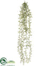 Silk Plants Direct Hanging Crescent Succulent Vine - Green - Pack of 24