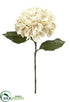 Silk Plants Direct Hydrangea Spray - Eggshell - Pack of 12