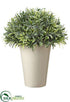 Silk Plants Direct Rosemary Frost - Green Frosted - Pack of 4