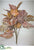 Frosted Maple Bush - Orange Frosted - Pack of 6