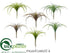Silk Plants Direct Tillandsia Pick - Green Burgundy - Pack of 2