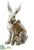 Glittered Bunny - Beige Antique - Pack of 1
