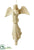 Praying Angel Ornament - Beige Antique - Pack of 2