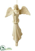 Silk Plants Direct Praying Angel Ornament - Beige Antique - Pack of 2