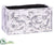 Pot - White Antique - Pack of 2