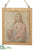 Jesus Ornament - Gold Antique - Pack of 20