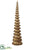 Cone Tree Table Top - Gold Antique - Pack of 1