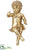 Cherub Wall Decor - Gold Antique - Pack of 4