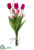 Silk Plants Direct Tulip, Twig Bundle - Beauty - Pack of 12