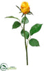 Silk Plants Direct Rose Bud Spray - Yellow Beauty - Pack of 12