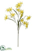 Silk Plants Direct Tweedia Spray - Yellow Light - Pack of 6
