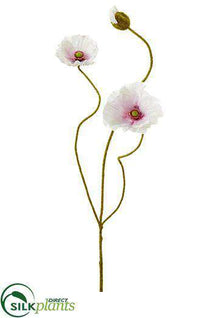 Poppy Spray - Pink Light - Pack of 12