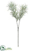 Silk Plants Direct Lavender Leaf Spray - Green Light - Pack of 12