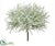 Silk Plants Direct Lavener Leaf Bush - Green Light - Pack of 12