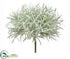 Silk Plants Direct Lavener Leaf Bush - Green Light - Pack of 12