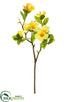 Silk Plants Direct Mandevilla Spray - Yellow Two Tone - Pack of 8