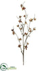 Silk Plants Direct Blossom Spray - Brown Two Tone - Pack of 12