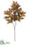 Maple Leaf Spray - Brown Two Tone - Pack of 12