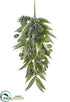 Silk Plants Direct Eucalyptus Door Swag - Green Two Tone - Pack of 4