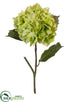 Silk Plants Direct Hydrangea Spray - Green Two Tone - Pack of 12