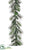 Bottle Brush Pine Garland Two-Tone - Green Two Tone - Pack of 2