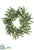 Silk Plants Direct Eucalyptus Wreath - Green Two Tone - Pack of 2