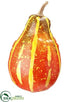 Silk Plants Direct Acorn Gourd - Orange Two Tone - Pack of 12