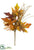 Gourd, Berry, Maple Spray - Orange Two Tone - Pack of 12