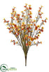 Silk Plants Direct Waxflower Bush - Orange Two Tone - Pack of 12