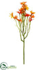 Silk Plants Direct Meadow Daisy Spray - Orange Two Tone - Pack of 12