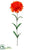 Carnation Spray - Orange Two Tone - Pack of 12
