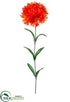 Silk Plants Direct Carnation Spray - Orange Two Tone - Pack of 12
