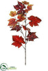Silk Plants Direct Grape Leaf Spray - Crimson Two Tone - Pack of 12