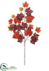 Silk Plants Direct Grape Leaf Spray - Crimson Two Tone - Pack of 12
