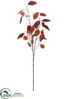 Eucalyptus Leaf Spray - Burgundy Two Tone - Pack of 12