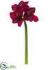 Silk Plants Direct Amaryllis Spray - Burgundy Two Tone - Pack of 12