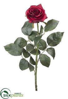 Confetti Rose Spray - Burgundy Two Tone - Pack of 6