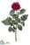 Confetti Rose Spray - Burgundy Two Tone - Pack of 6