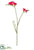 Silk Plants Direct Freesia Spray - Fuchsia Two Tone - Pack of 12