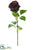 Silk Plants Direct Rose Spray - Burgundy - Pack of 12