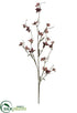 Silk Plants Direct Blossom Spray - Burgundy - Pack of 12