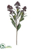 Silk Plants Direct Skimmia Spray - Burgundy - Pack of 6