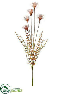 Plastic Wild Seed Pod Spray - Burgundy - Pack of 12