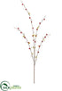 Silk Plants Direct Pussy Willow Spary - Burgundy - Pack of 24
