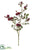 Pompon Rose Spray - Burgundy - Pack of 6