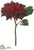 Dahlia Spray - Burgundy - Pack of 12