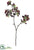 Fall Blossom Spray - Green Burgundy - Pack of 12