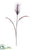 Silk Plants Direct Reed Grass Spray - Fuchsia - Pack of 6