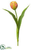 Silk Plants Direct Tulip Spray - Yellow Fuchsia - Pack of 12